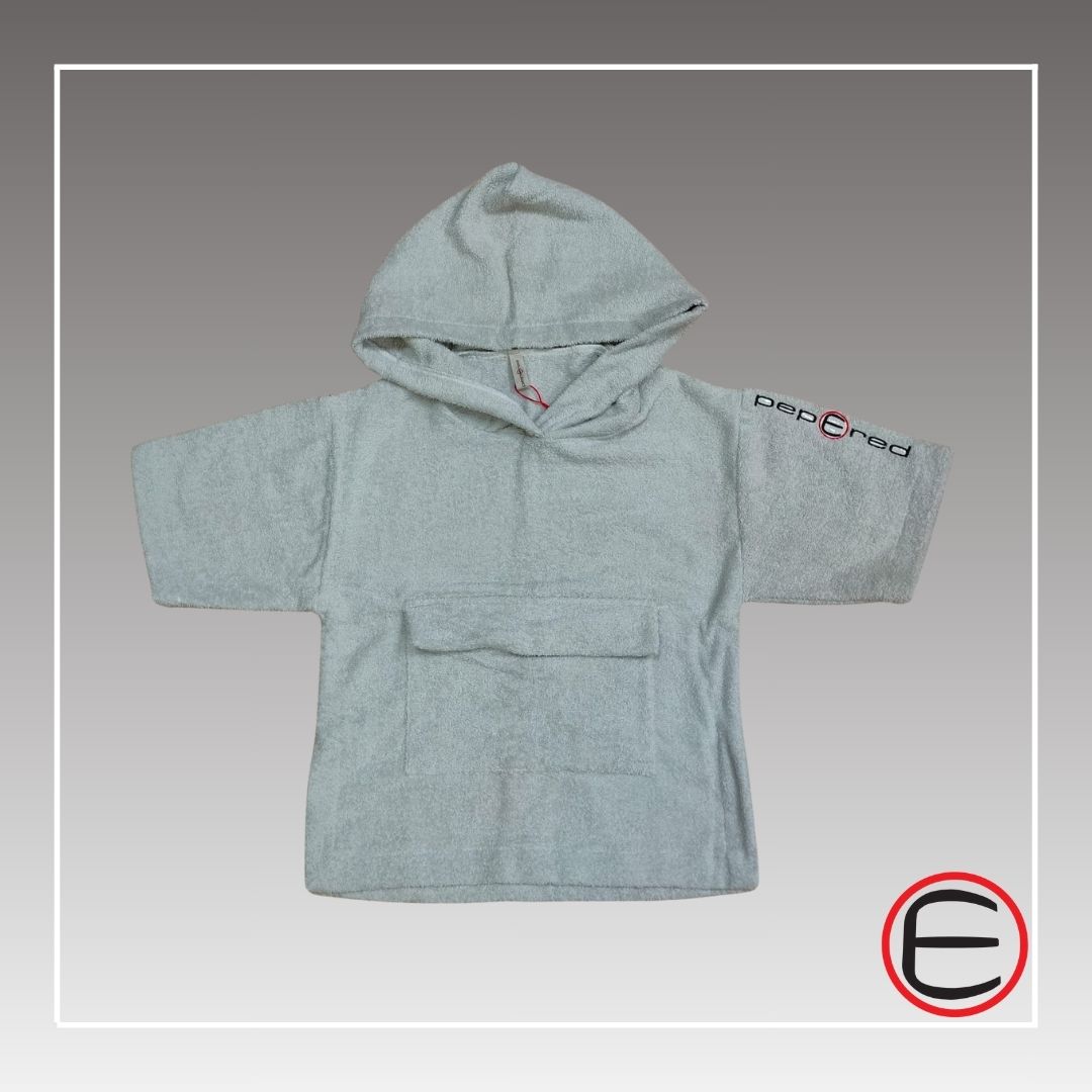 Felpa Accappatoio Grigio Chiaro